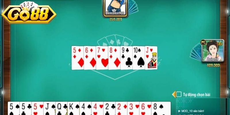 Tiến Lên Đếm Lá Go88 Chuẩn Luật Tính Điểm Công Bằng 2 Tiến lên đếm lá GO88 game giải trí hàng đầu